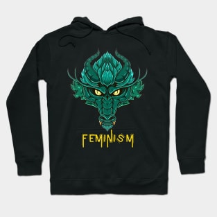 Feminism Dragon Hoodie